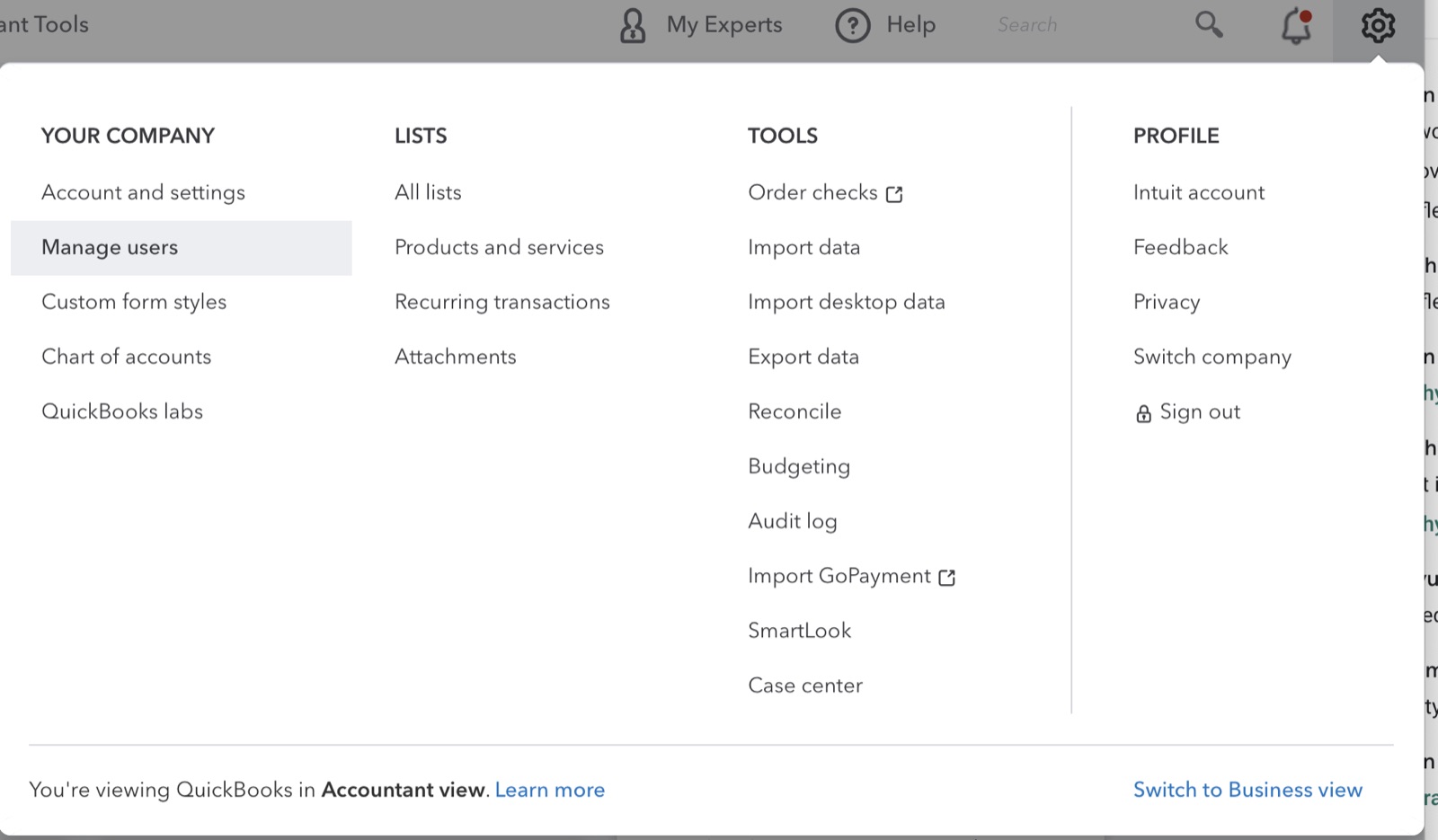 Accountant Access #1