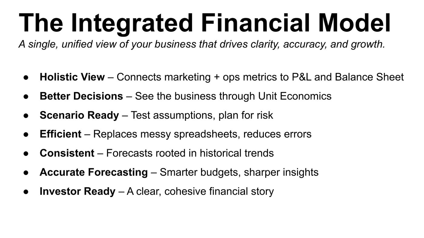 What is an Integrated Financial Model