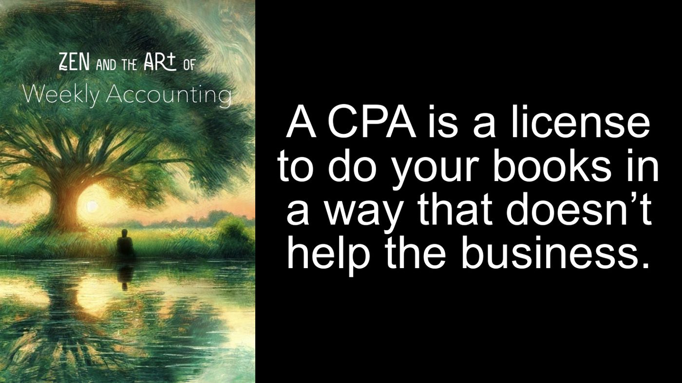 A CPA is a license